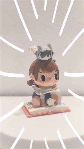 Merodi after school- HOMEWORK CAN WAIT #unboxing #popmart #blindbox #cute #girl #toys #กล่องจุ่ม