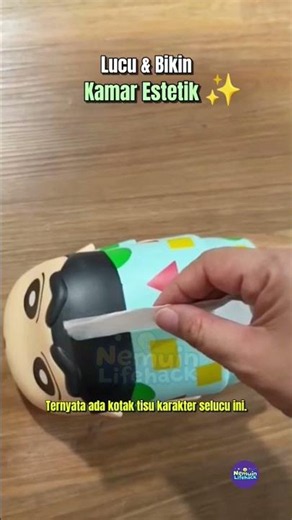 Kotak Tisu Sinchan Estetik Bikin Kamar Lucu ✨
