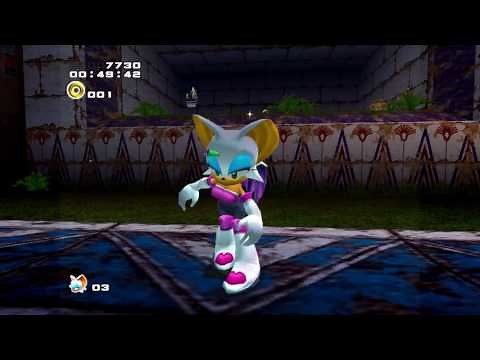 Sonic Adventure 2 Battle (GC) Rouge All Missions A Rank