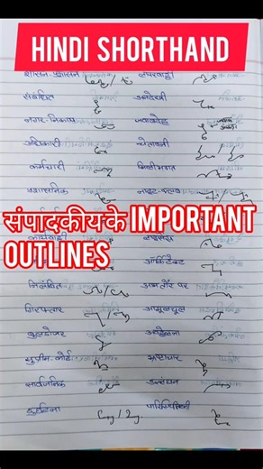 संपादकीय की important outlines #shorts #ytshorts #viralshorts #stenography #hindisteno #sscteno