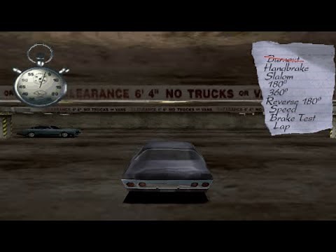 Driver 1 Walkthrough: Introduction - Car Park Test