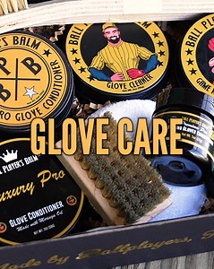 Gloves are NOT cheap! 👀 Make sure you're getting the most out of yours with the #1 trusted glove care product: Ball Player’s Balm. 🙌 🔥 Handmade in the USA 🔥 100% All-Natural Ingredients 🔥 Proven Results Order today to keep your glove in mint condition throughout your season! 💪 | BallPlayersBalm