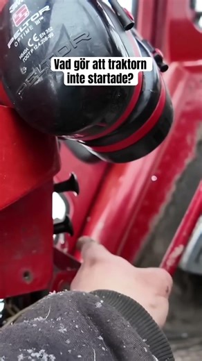 Inser felet på traktorn som inte startar…