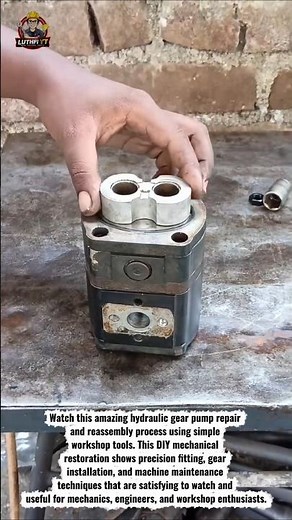DIY Hydraulic Gear Pump Repair & Assembly | Satisfying Mechanical Restoration
