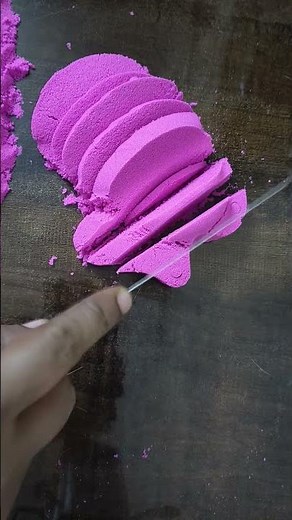 ✂️ SO SATISFYING! COLORFULL SAND CLAY CUTTING 💗 KINETIC SAND ASMR #ASMR #Satisfying