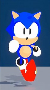 Classic Sonic Run Cycle |Blender