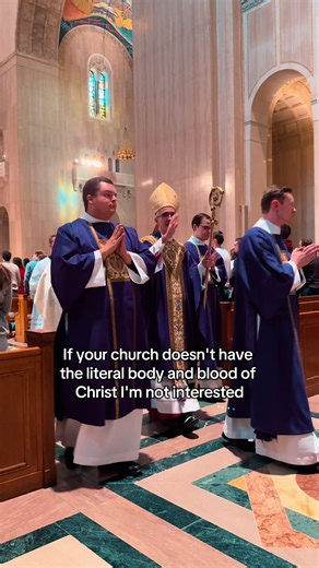 Btw Jesus was not speaking metaphorically in John 6…#fyp #relatable #explore #catholic #eucharist