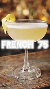 How to make French 75 | POV bartending school |