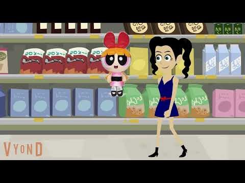 Luna steals a Powerpuff Girls toy at Walmart/grounded