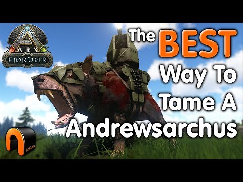 ARK How To TAME A ANDREWSARCHUS On FJORDUR For REAL!