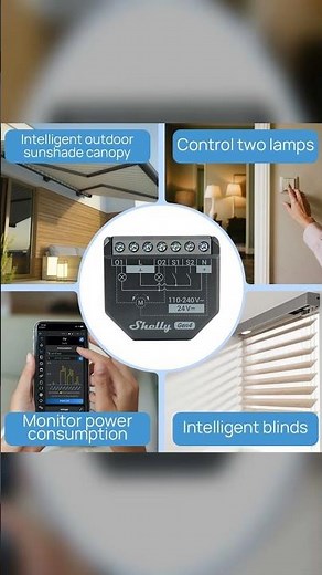 AliExpress - Shelly 2PM Gen4: Smart Light & Blinds Control with Alexa & Google Home #Aliexpress #Sma