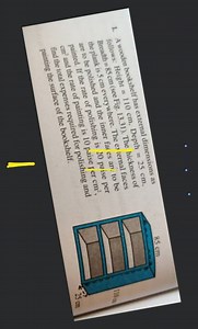 A wooden bookshelf has external dimensions as follows: Height =... | Filo