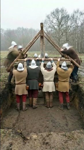 Anglo Saxons Built This House in Seconds ⚒️ Fast Timelapse