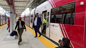 1.4K views · 54 reactions | Mayor Mendenhall arrives at SLC Terminal along with UTA’s Carlton Christensen and Airport Executive Director Bill Wyatt. | Salt Lake City International Airport (SLC) | Facebook