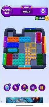 Color Block Jam Level 946 solution #games #gaming #colorblockjam #colorblockjamgame