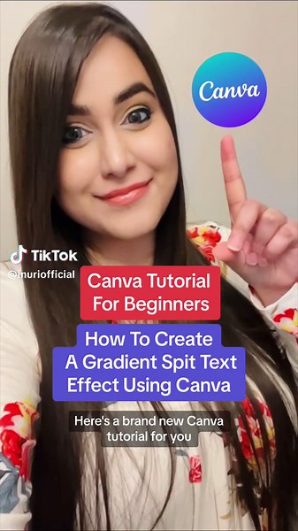 #CapCut Canva Tutorial For Beginners - How To Create A Gradient Text Split Effect Using Canva! @Canva Canva TypeGradient Tutorial 🥰 #canvatips #canvadesign #canvahacks #canvaforbeginners #canvaforsmallbusinesses #canvadesign