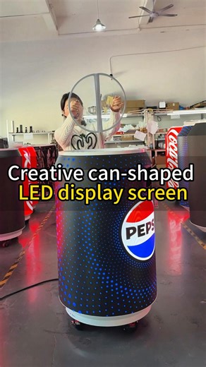 Rentalled on Instagram: "Introducing the Cola Can LED Display — more than just a screen. 🛞 Move It Anywhere On wheels & lightweight — perfect for events, stores, or promotions. 🎨 Flexible & Customizable Bend it, shape it, brand it. Made to match your style. 🛡️ GOB Protected Durable against bumps and dust. Built to last. ❄️ Yes, It’s Also a Mini Fridge! Keep drinks cool while you display your message. Ready to add some cool to your brand? 👉 Comment “COLACAN” to learn more! 📩 DM for custom de