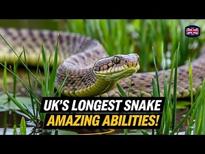 The UK's Longest Snake: The Grass Snake's Amazing Abilities! #UKWildlife#GrassSnake#SnakeFacts