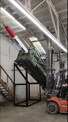 Rare 227mm M270 Multiple Launch Rocket System (MLRS) Pod W/Rocket #military #army #edc #history