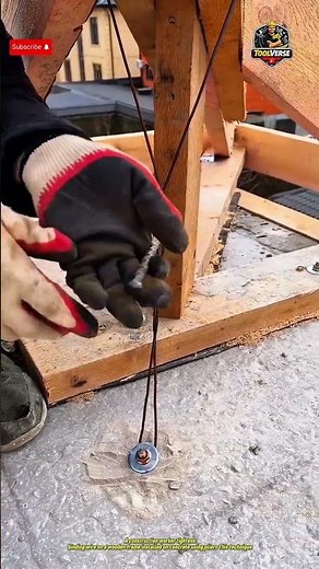 How to Secure Wooden Frame to Concrete Using Wire and Pliers #construction