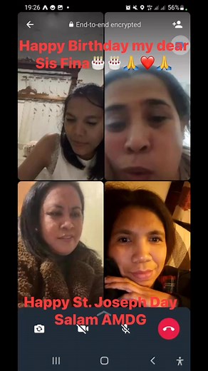 Happy Birthday my Dear Sis Fina🎂🎂🎂 Wish you all the best & god bless you always🙏❤️🙏 lots of love from 4 of us❤️ | Juliana Cruz