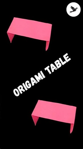 HOW TO MAKE ORIGAMI TABLE | iCraze Origami | 折り紙