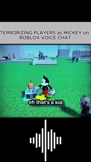 TERRORIZING PLAYERS as MICKEY on ROBLOX VOICE CHAT#roblox #funny #meme #viraltiktok #mickeymouse