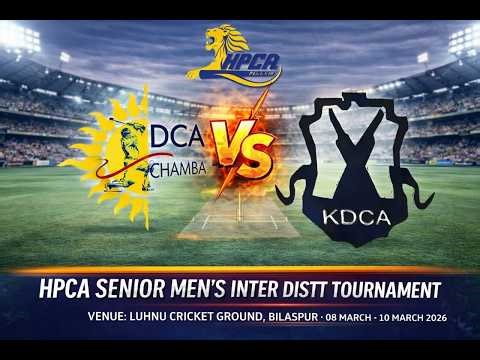 SENIOR MEN'S INTER DISTRICT DAYS TOURNAMENT 2026-27 (CHAMBA VS KANGRA)