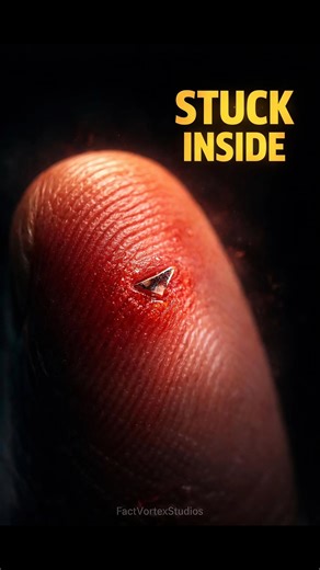 What Happens If Glass Gets Stuck in Your Skin #Shorts #3danimation #didyouknow #factvortexstudios