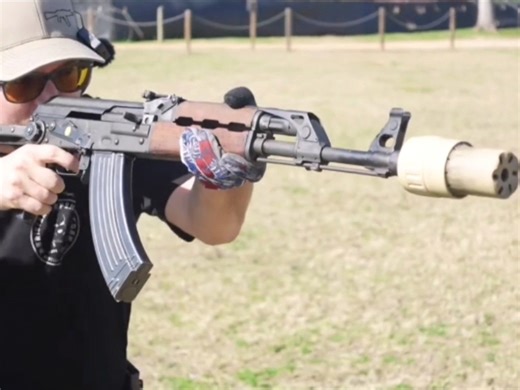 Deltatek消音器射击测试，这消音效果如何？