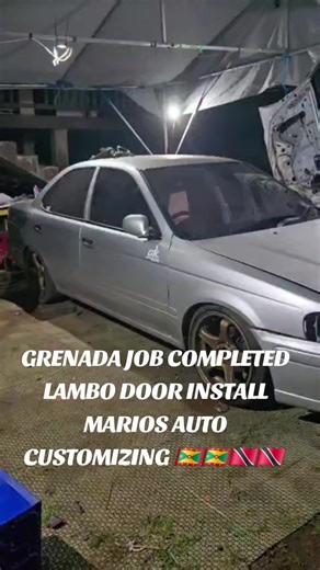 GRENADA JOB 🇬🇩🇬🇩🇹🇹🇹🇹 COMPLETED.. NISSAN B15 COMPLETE REDO OF LAMBO DOOR INSTALLATION... EVERYTHING WAS CUT OUT..REPLACED... AN REDID THE PROPER WAY #MariosAutoCustomizing #MariosGroup #MariosInternational