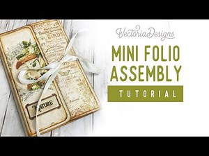 Mini Folio Assembly Tutorial / Back to Nature Mini Project Tutorial