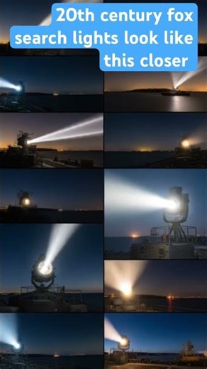 Search lights look like this closer!￼
