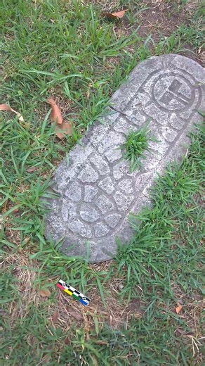 SMRC: Cast cement ditch cover telstra copper tabs logo