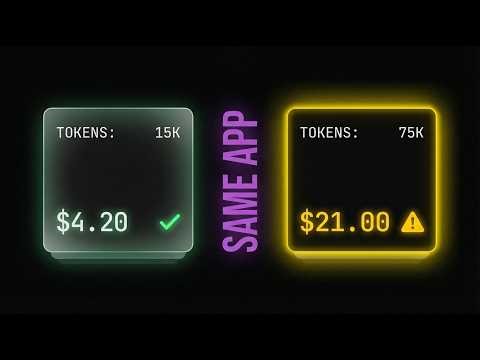 I Built the Same App Twice. One Cost 5× More.