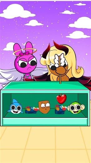 POV Don’t Get Poked Challenge: Tung Tung Sahur Girl vs Pinki #italianbrainrot #shorts