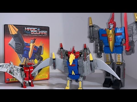 New transformers dinobot G1 cartoon swoop figure review! Magic square MS B60 Pterosaur