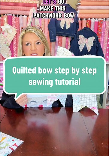 Quilted Bow Sewing Tutorial for Beginners
