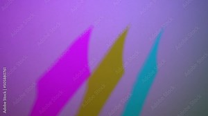 Optical effect color decomposition. Physical science. CMYK colors