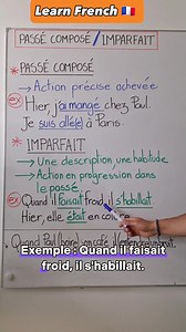 1M views · 45K reactions | When to use the "Passé composé" or the...
