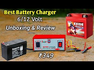 Best Battery Charger 6/12 Volt Unboxing and Review