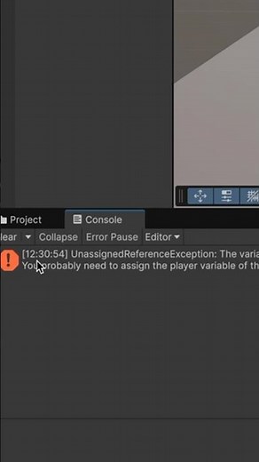 How To Fix The MOST Common Error In Unity 😌#tutorial #gamedevelopment #unity #gaming #shorts