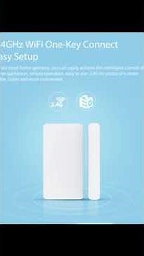 Smart Door Window Sensor - ZigBee WiFi Magnetic Contact Alarm for Home Security