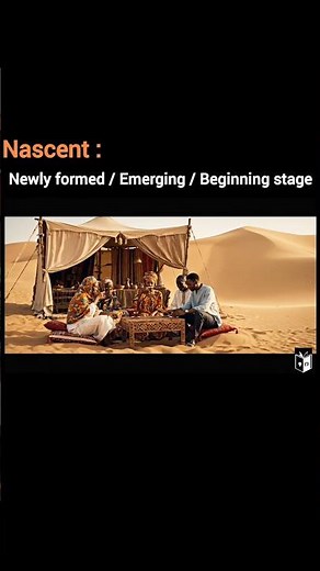 NASCENT Meaning Explained 🌱 | Powerful English Vocabulary | Quick learn #Shorts