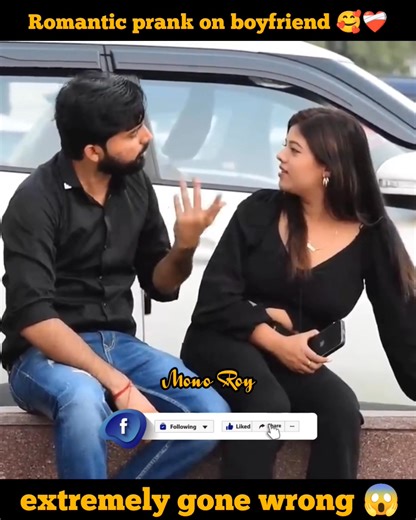 Romantic prank on boyfriend 🥰❤️‍🩹| extremely gone wrong 😱| Mono Roy | Mono Roy