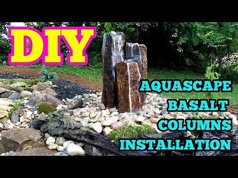 DIY Aquascape Basalt Columns Installation