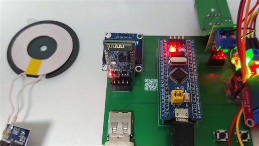 基于STM32单片机无线充电监测设计系统_H0169