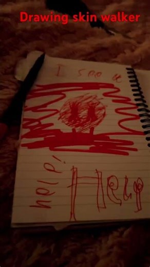 Draw a skin walker with me :)😰😰🙏👇💀💀💀😱😱😱