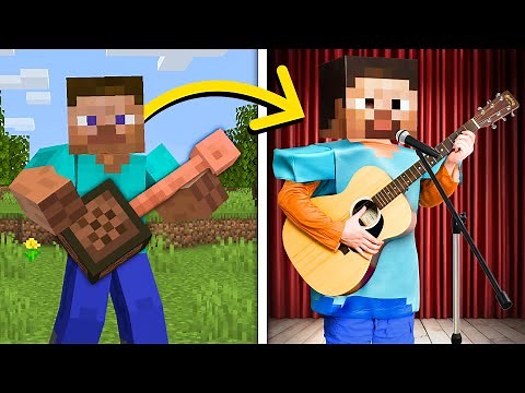Any SONG My Friend Makes in Minecraft, I Make in REAL LIFE!