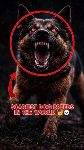 Top 4 Scariest Dog Breeds #dogs #shorts #animals